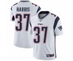 New England Patriots #37 Damien Harris White Vapor Untouchable Limited Player Football Jersey