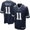 Dallas Cowboys #11 Cole Beasley Game Navy Blue Team Color NFL Jersey