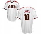 Arizona Diamondbacks #10 Adam Jones Replica White Home Cool Base Baseball Jersey