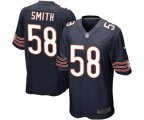 Chicago Bears #58 Roquan Smith Game Navy Blue Team Color Football Jersey