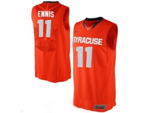 Men\'s Syracuse Orange Tyler Ennis #11 College Authentic Basketball Jersey - Orange