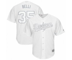 Los Angeles Dodgers #35 Cody Bellinger Belli Authentic White 2019 Players Weekend Baseball Jersey