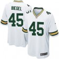 Green Bay Packers #45 Vince Biegel Game White NFL Jersey