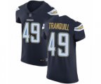 Los Angeles Chargers #49 Drue Tranquill Navy Blue Team Color Vapor Untouchable Elite Player Football Jersey