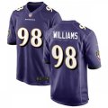 Baltimore Ravens #98 Brandon Williams Nike Purple Vapor Limited Player Jersey