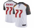 Tampa Bay Buccaneers #77 Caleb Benenoch White Vapor Untouchable Limited Player Football Jersey