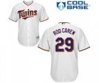 Minnesota Twins #29 Rod Carew Replica White Home Cool Base Baseball Jersey