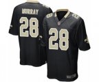 New Orleans Saints #28 Latavius Murray Game Black Team Color Football Jersey
