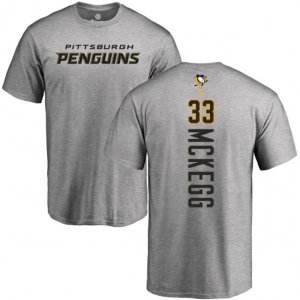 Pittsburgh Penguins #33 Greg McKegg Ash Backer T-Shirt