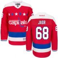 Washington Capitals #68 Jaromir Jagr Premier Red Third NHL Jersey