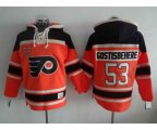 Philadelphia Flyers #53 Shayne Gostisbehere orange-black[pullover hooded sweatshirt]