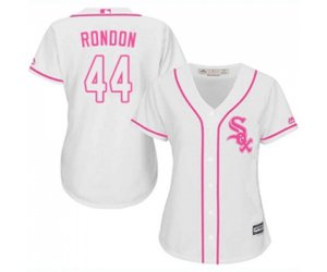 Women\'s Chicago White Sox #44 Bruce Rondon Replica White Fashion Cool Base Baseball Jersey