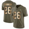 Tampa Bay Buccaneers #26 Josh Robinson Limited Olive Gold 2017 Salute to Service NFL Jersey