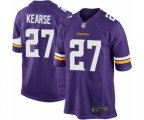 Minnesota Vikings #27 Jayron Kearse Game Purple Team Color Football Jersey