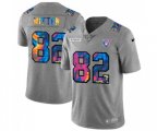 Las Vegas Raiders #82 Jason Witten Multi-Color 2020 NFL Crucial Catch NFL Jersey Greyheather