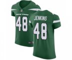 New York Jets #48 Jordan Jenkins Elite Green Team Color Football Jersey