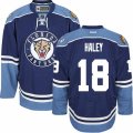 Florida Panthers #18 Micheal Haley Premier Navy Blue Third NHL Jersey