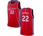 Philadelphia 76ers #22 Wilson Chandler Swingman Red Basketball Jersey Statement Edition