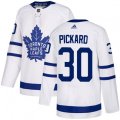 Toronto Maple Leafs #30 Calvin Pickard Authentic White Away NHL Jersey