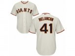 San Francisco Giants #41 Mark Melancon Replica Cream Home Cool Base MLB Jersey