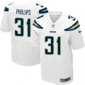 Los Angeles Chargers #31 Adrian Phillips Elite White NFL Jersey