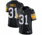 Pittsburgh Steelers #31 Donnie Shell Black Alternate Vapor Untouchable Limited Player Football Jersey