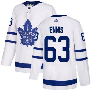 Toronto Maple Leafs #63 Tyler Ennis Authentic White Away NHL Jersey