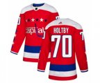 Washington Capitals #70 Braden Holtby Premier Red Alternate NHL Jersey
