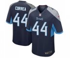 Tennessee Titans #44 Kamalei Correa Game Navy Blue Team Color Football Jersey