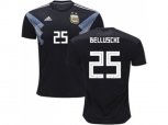 Argentina #25 Belluschi Away Soccer Country Jerse
