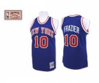 New York Knicks #10 Walt Frazier Swingman Royal Blue Throwback Basketball Jersey
