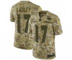 Baltimore Ravens #17 Jordan Lasley Limited Camo 2018 Salute to Service NFL Jersey