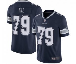 Dallas Cowboys #79 Trysten Hill Navy Blue Team Color Vapor Untouchable Limited Player Football Jersey