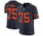 Chicago Bears #75 Kyle Long Limited Navy Blue Rush Vapor Untouchable Football Jersey