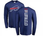 Buffalo Bills #98 Star Lotulelei Royal Blue Backer Long Sleeve T-Shirt