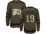 Adidas Philadelphia Flyers #19 Nolan Patrick Green Salute to Service Stitched NHL Jersey