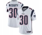 New England Patriots #30 Jason McCourty White Vapor Untouchable Limited Player Football Jersey