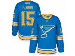 Reebok St. Louis Blues #15 Robby Fabbri Authentic Blue 2017 Winter Classic NHL Jersey