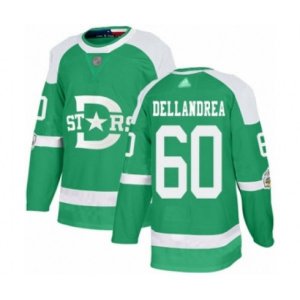 Dallas Stars #60 Ty Dellandrea Authentic Green 2020 Winter Classic Hockey Jersey