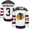Chicago Blackhawks #3 Keith Magnuson Premier White 2016 Stadium Series NHL Jersey