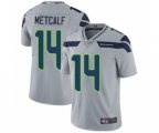 Seattle Seahawks #14 D.K. Metcalf Grey Alternate Vapor Untouchable Limited Player Football Jersey