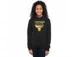 Women Chicago Bulls Gold Collection Pullover Hoodie Black