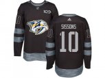 Nashville Predators #10 Colton Sissons Black 1917-2017 100th Anniversary Stitched NHL Jersey