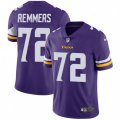 Minnesota Vikings #72 Mike Remmers Purple Team Color Vapor Untouchable Limited Player NFL Jersey