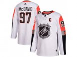 Edmonton Oilers #97 Connor McDavid White 2018 All-Star Pacific Division Authentic Stitched NHL Jersey