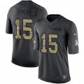 Los Angeles Chargers #15 Dontrelle Inman Limited Black 2016 Salute to Service NFL Jersey