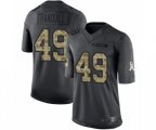 Los Angeles Chargers #49 Drue Tranquill Limited Black 2016 Salute to Service Football Jersey