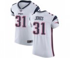 New England Patriots #31 Jonathan Jones White Vapor Untouchable Elite Player Football Jersey