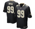 New Orleans Saints #99 Shy Tuttle Game Black Team Color Football Jersey