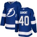 Tampa Bay Lightning #40 Gabriel Dumont Premier Royal Blue Home NHL Jersey